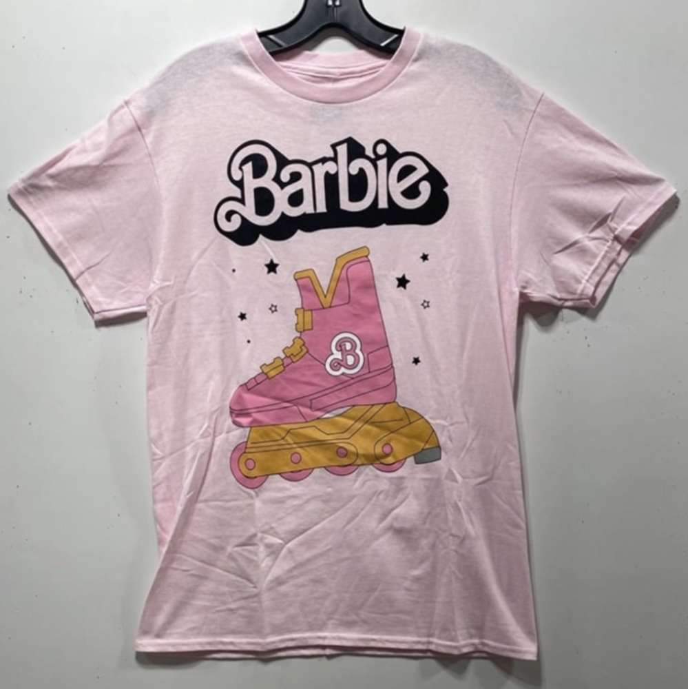 Barbie - Women's Short Sleeve Graphic Pink T-Shirt Size 1X NWT MSRP $21.99